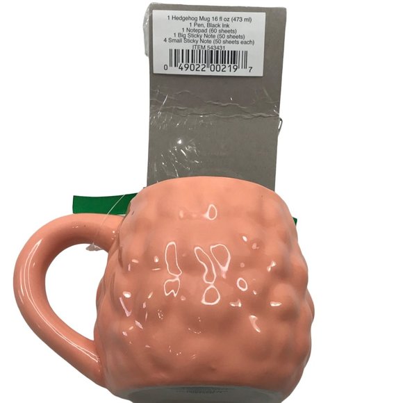 Modern Expression Hedgehog Mug 16 oz. Stationary Set New With Tags - Picture 4 of 9